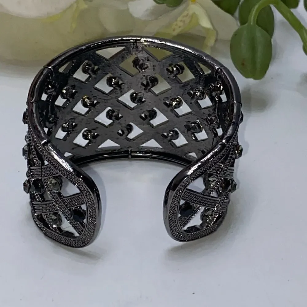 Beautiful Sparkly Rhinestone Cuff Bracelet